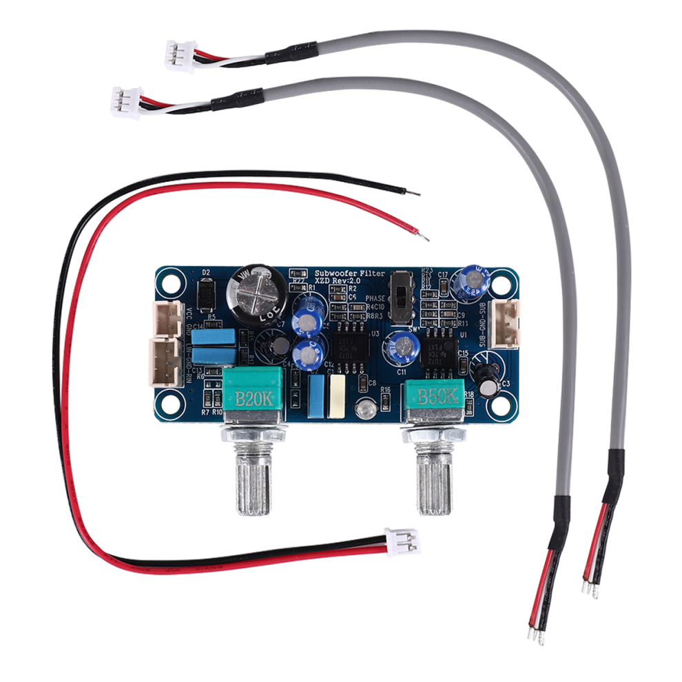 Low Pass Filter Bass Subwoofer Amplifier Board Single Power DC 9-32V-image-OPC-PJKWGZJ-NEW