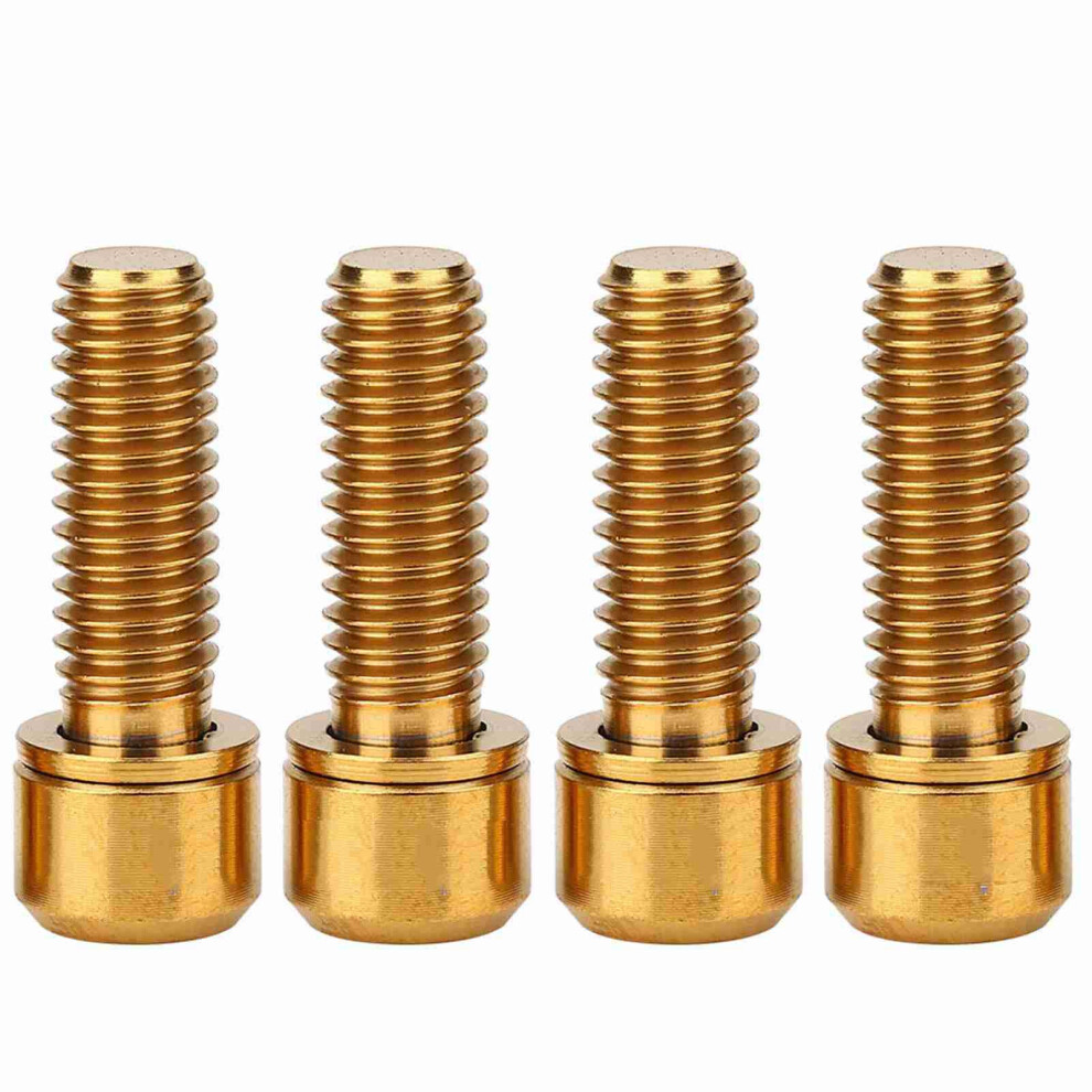 4Pcs M6x18mm Bike Disc Brake Clamp Bolt Fixed 9121376577116