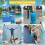 Pool Step Weights,Pool Ladder Weights for Above Ground Pool, Blue 6