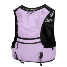 Vanaheimr Hydration-Gilet zum Laufen, 40*20*2 cm, Rot/Lila/Schwarz/Grau