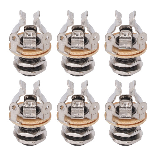10 Pcs 1/4 Inch Guitar Jack Multi Touch Dual 2