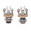 10 Pcs 1/4 Inch Guitar Jack Multi Touch Dual 9