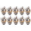 10 Pcs 1/4 Inch Guitar Jack Multi Touch Dual 4