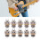 10 Pcs 1/4 Inch Guitar Jack Multi Touch Dual 12