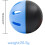 5Pcs Baseball EVA Training Balls Blue Lightweight Hohl Airflow Design For Batting Practice 3