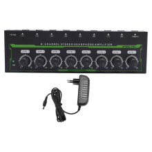 8 Channel Headphone Amplifier 8 Outputs 1 Input