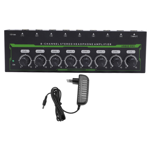 8 Channel Headphone Amplifier 8 Outputs 1 Input