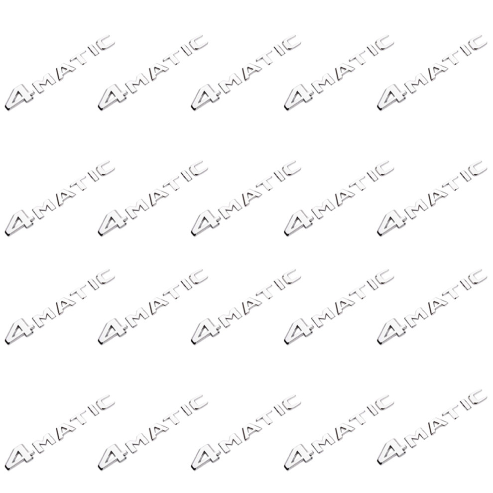 Auto Trunk Door Bumper Badge Decal Emblem For Silver 4712829567324
