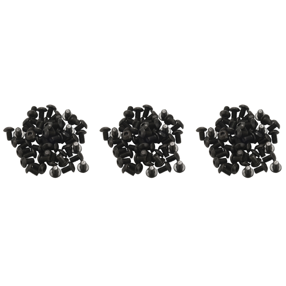 M5x8mm Button Head Hex Socket Cap Screw Bolt Black 50 Pcs 4712829567492