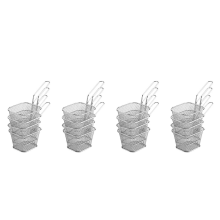 Fry Baskets, Mesh Wire French Fries Chip Basket Net, for Kitchen C