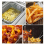 Fry Baskets, Mesh Wire French Fries Chip Basket Net, for Kitchen C 6