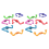 6Pcs Wine Glass Marker Silicone Wine Drink for Party Assorted Colours 1