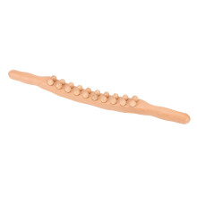 Buchen Roller Stick Doppelreihe 20 Perlen Doppelseitiger Massage-Roller für Entspannung