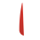 Arrows Vanes 4 Inch Plastic Fletching 50 Pack(Red) 2