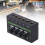 4 Channel Headphone Amplifier Stereo Amp DJ Mixer 12