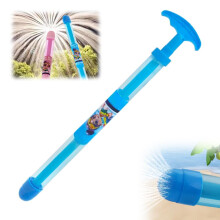 Pull-Out Fireworks Water Gun Toy, High Pressure Splash Blaster with Large Capacity for Kids and Adults, Blue Color