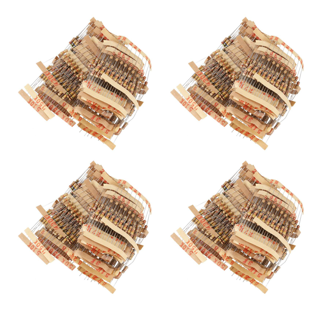500Pcs 50 Values 1/2W 0.5W 5% Carbon Film Resistors Assorted Kit Set 4712829570027