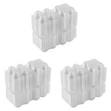 50Pcs Plastic Egg Cartons for Family Pasture Chicken Market- 4 Grids