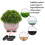 24Pcs Natural Rubber Plant Pots Risers Pad Feet Black 6