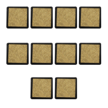 Stempelkissen Stempel-Kissen Hochzeit Brief Dokument Gold