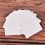 100Pcs Blank Earrings Ear Studs Paper Display Card Hanging White 3