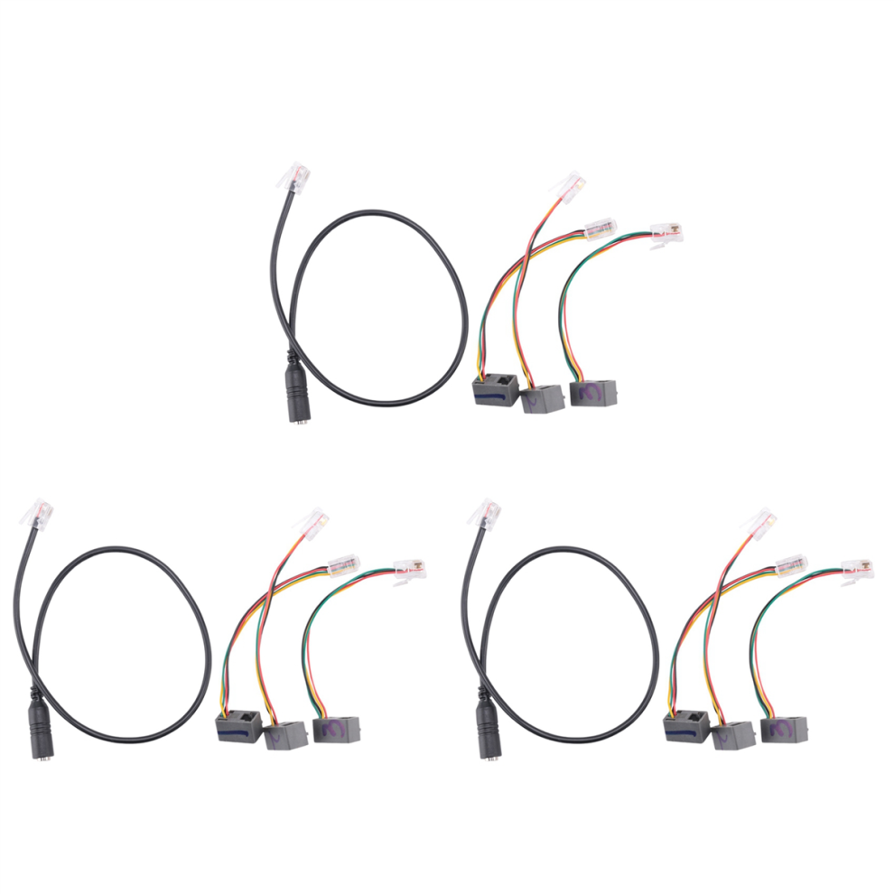 4P4c Rj9,3.5Mm Smartphone Headset To Rj9 Adapter Cable Converter 4712829575558