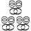 6PCS Replacement Vacuum Belt Set for ProHeat 2X Revolution 1