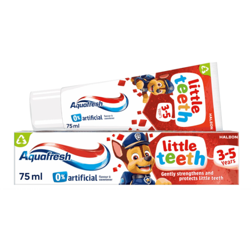Aquafresh Little Teeth 3 to 5 Years Kids Toothpaste  75ml (12 Pack)