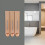 Distributeur mural doré 420 ml x 3 280x153x90 mm 8