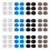24 Pcs Silicone Drum Damper Pads, Mute Pad Soft Drum Damper Gel Pads 1