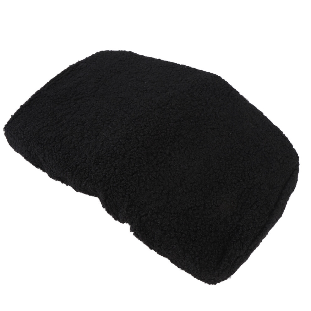 Black Plush Knee Scooter Pad Cover For Comfort Â Universal Fit, 22X12x35cm