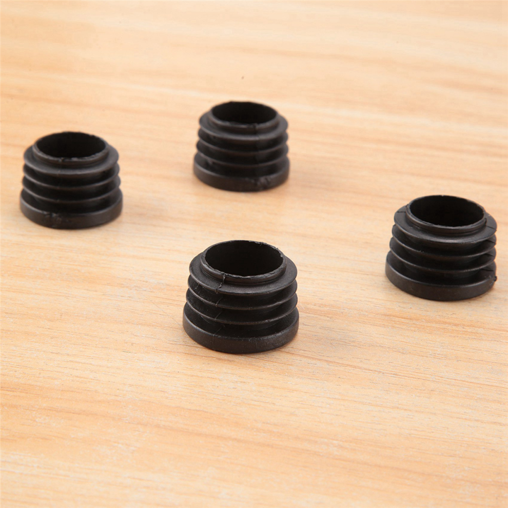 20 Pcs Black Plastic 25Mm Dia Blanking End Caps Round Tube Insert 4712829582068