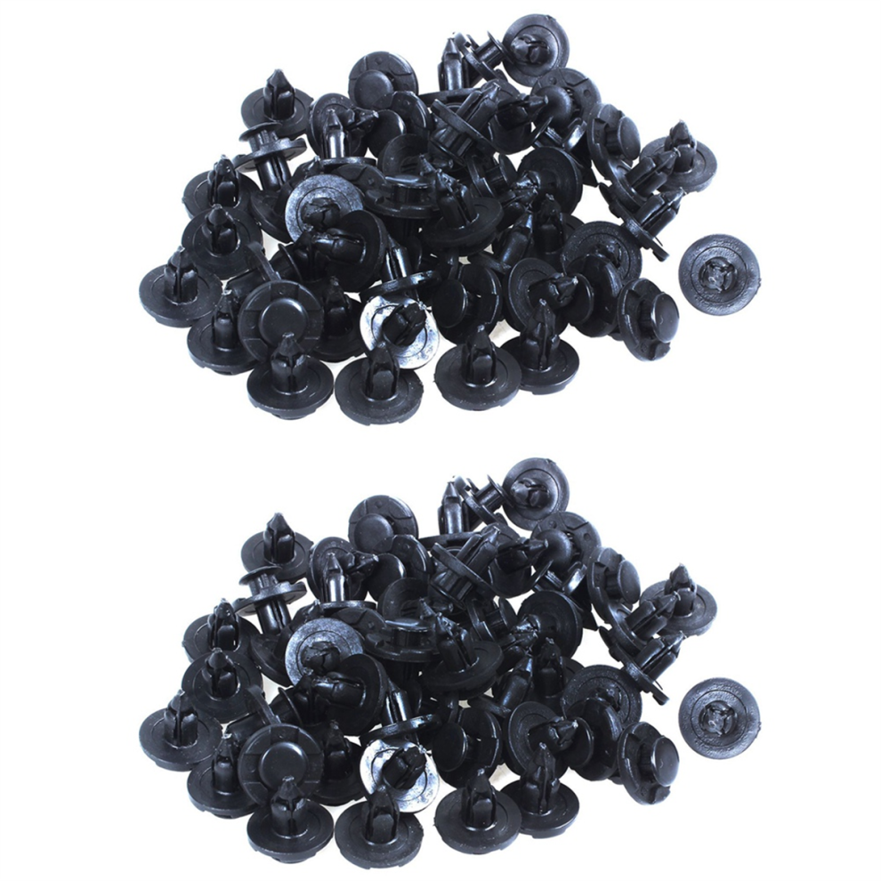 50X Clip Plastico Negro Guardabarros Para Teana Tiida 4712829581900