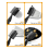 Retractable Golf Brush and 2 Golf Club Groove Sharpener 6
