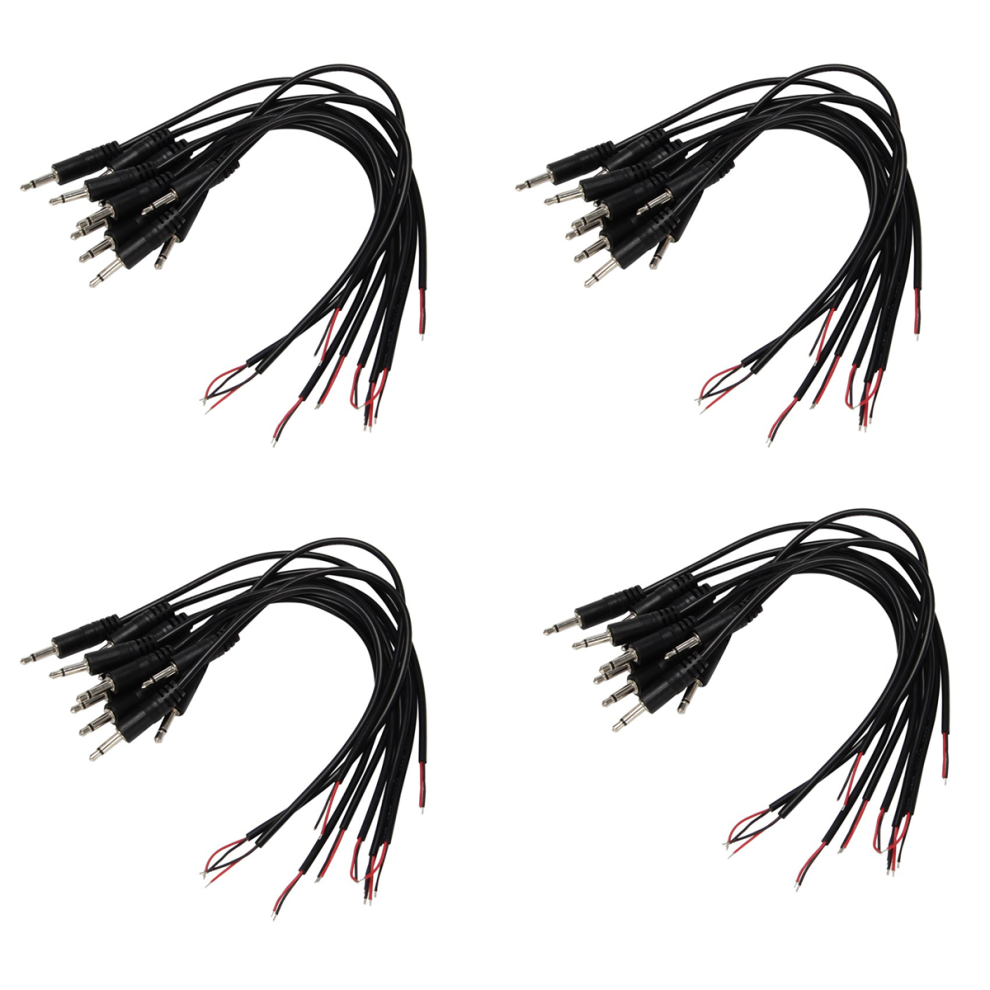 10Pcs Male Plug To Bare End 2 Pole Mono 1/8Inch 3.5Mm Jack Cable 4712829582358