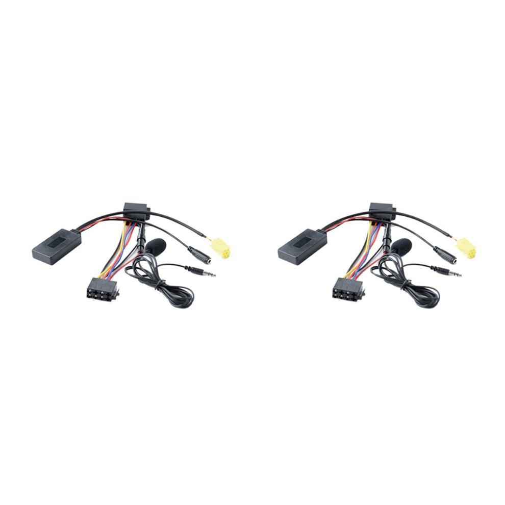 6Pin Car Bluetooth Audio Adapter Mic Handsfree Aux Cable For 4712829585243