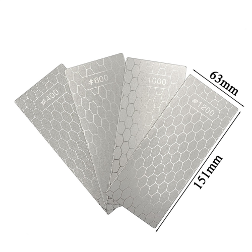 2PCS Diamond Sharpening Stone, Whetstone with Base(400/1000 Grit) 1