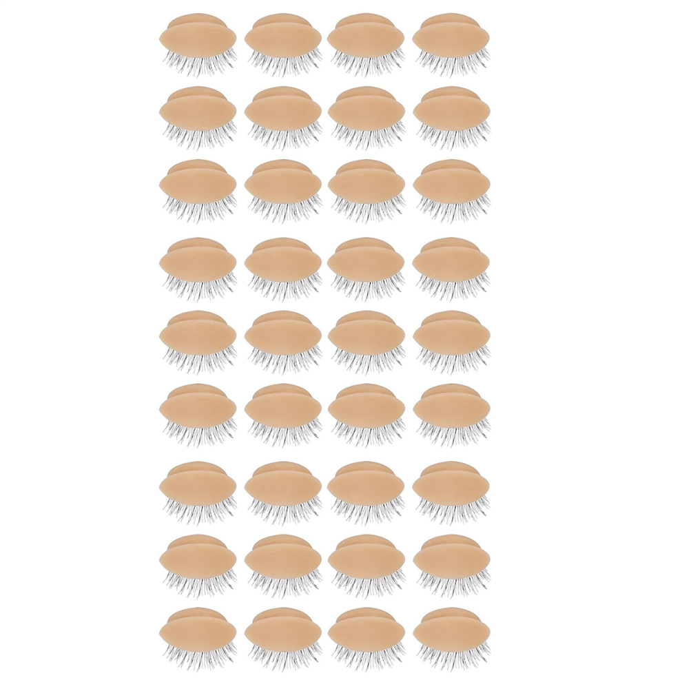 Eyelids for Eyelash Mannequin Head, Eyelid with Eyelashes Extension
