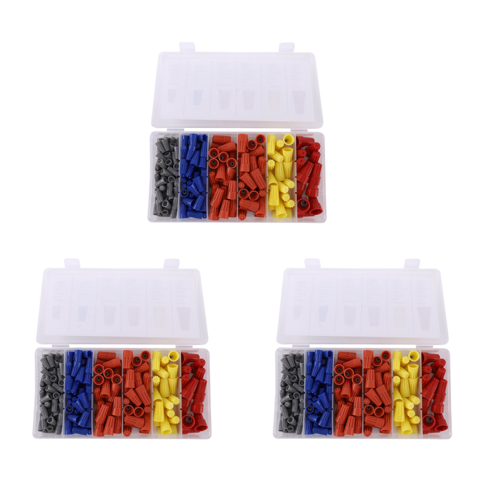 180Pcs Electrical Wire Connectors Screw Terminals,Connections Set 4712848334358