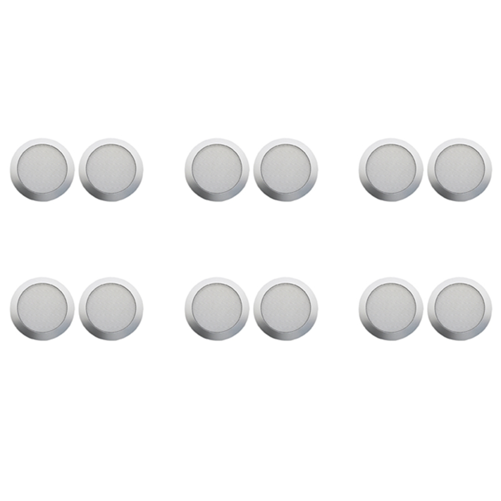 Ceiling Speaker Grille, 4-Inch Embedded Audio Speaker Grille(Silver) Silver 4712848342254