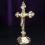 Standing Crucifix with Base for Home and (Gold) 6