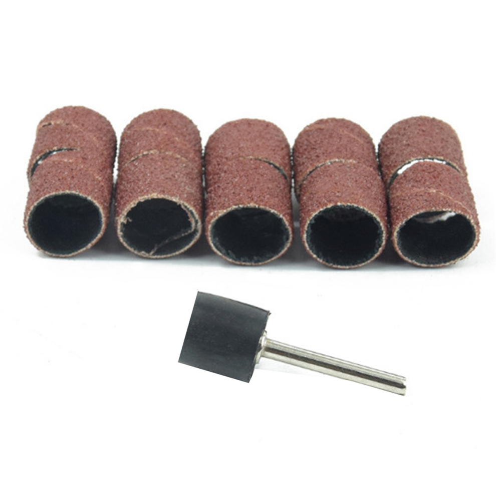 51Pcs Sandpaper Ring Grinding Head Sandpaper Roll Metal Derusting 4712848344067