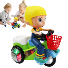Stunt Spin Dance Tricycle | 360 Rotating Riding Simulation Toy with Music for Toddlers and Preschoolers at Home and School