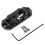Winch Control Mount Plate Metal Winch Hook Recovery Tool,Black 2