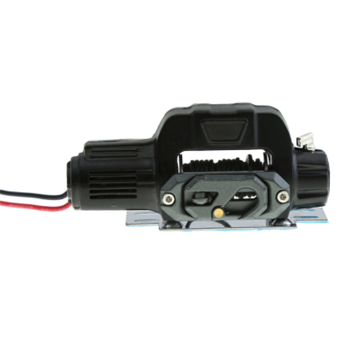 Winch Control Mount Plate Metal Winch Hook Recovery Tool,Black 2