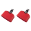 5 Inch Jam Block, Percussion Block for Latin Drum Instrument (Red) 1
