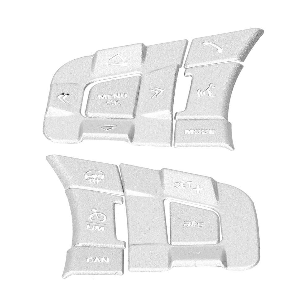 10Pcs Car Steering Wheel Button Cover Trim for Jaguar XE XF XJL F-Pace Black-image-OPC-PJKWXS6-NEW