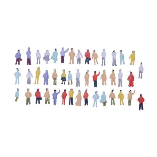 New 100pcs Painted Model Train People Figures Scale N (1 to 150) 1