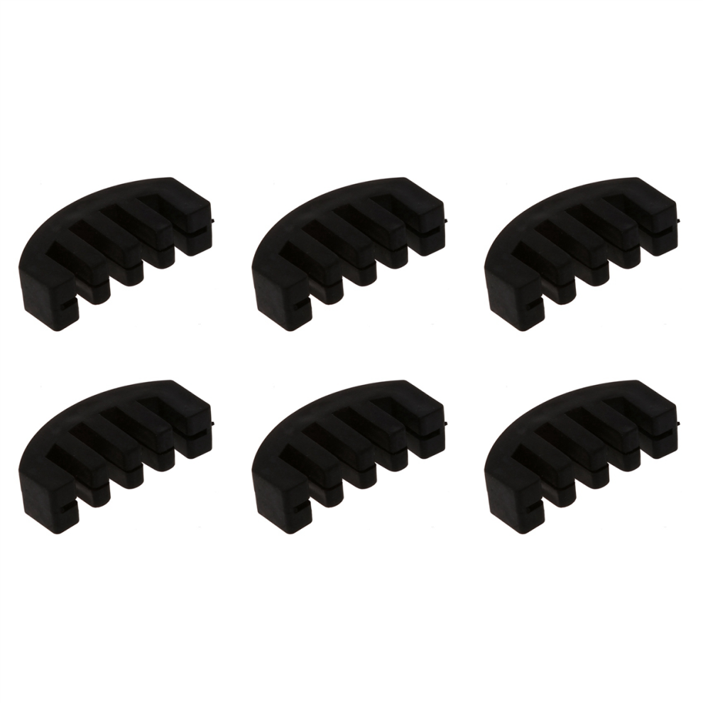Violin Practice Rubber Violin Mute Acoustic Electric Black