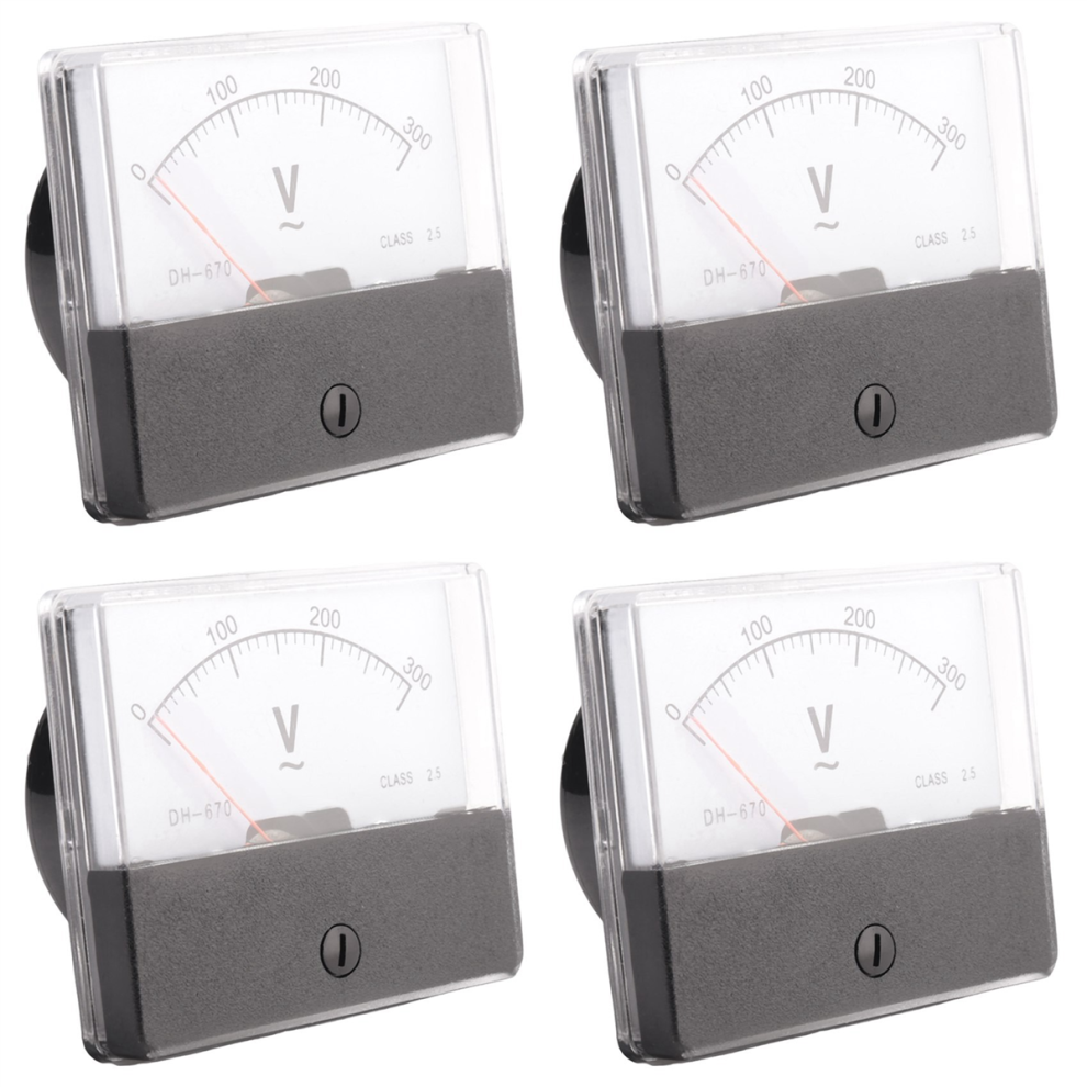 Rectangle Ac 0-300V Gauge Analog Panel Meter Voltmeter Dh670 4712848351416